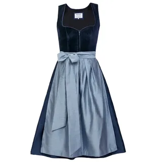 Edelnice Midi Dirndl Luna Blau 36
