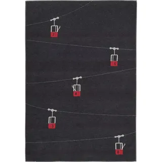 David Fussenegger Fussenegger Designer-Flanelldecke - "Gondel" anthrazit 140/200 cm