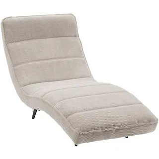 Welnova Liege, Creme, Metall, 1-Sitzer, 75x158-178x58-86 cm, Fsc, Made in EU, CE, Stoffauswahl, Wohnzimmer, Sessel, Relaxliegen