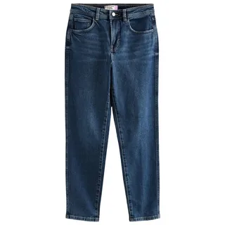 Next Mom-Jeans Mom Jeans mit Komfort-Stretch, Kurzgröße (1-tlg) blau 16 (GB: 4 Petite)