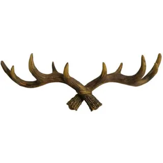 Gehäkelte Wanddekoration, Kleiderständer Aus Holz Mit Hirschmotiv, 49 Cm – Wohnen Und Dekoration – Stilvolles Innenaccessoire Mit Hoher Kapazität