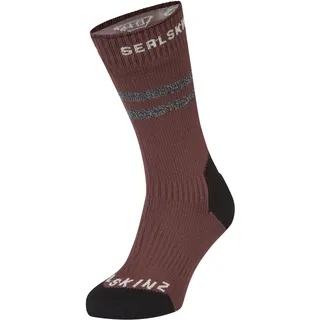 SealSkinz Runton Socken (Größe 47 , rot)