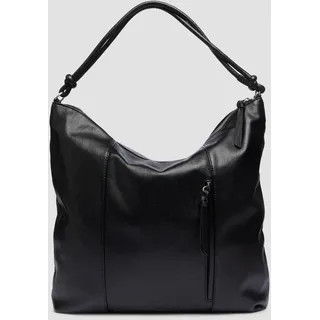 s.Oliver Hobo-Bag Schultertasche Leder Black