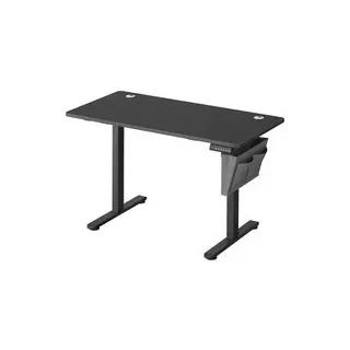 Songmics Höhenverstellbarer Schreibtisch 120 x 60 cm Tintenschwarz