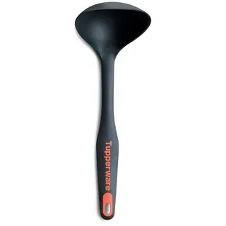 TUPPERWARE Kochlöffel Tupperware Griffbereit Schöpflöffel schwarz/orange