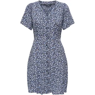 Only Minikleid Blau/Weiß 34