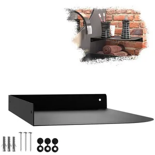 SOTech Wandeckregal 30 x 20 x 3 cm Schwarz