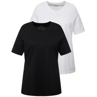 Ulla Popken T-Shirt Schwarz 58/60
