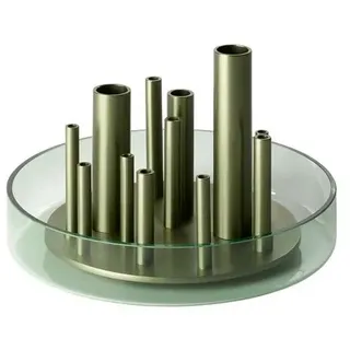 FRITZ HANSEN - Ikeru Vase Low Forest Green
