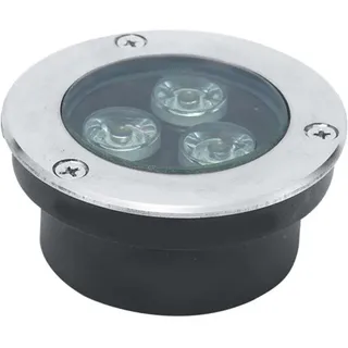 Ultradünner Led-einbaustrahler Für Pools, Gärten Und Terrassen, 3-w-led-außenstrahler Für Rasen Und Terrasse (farbe: Weiß, Spannung: 220 V) - Crezuo
