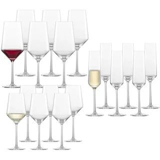 Schott Zwiesel Zwiesel Glas PURE Wein- und Sektgläserset 0,209 l 18-tlg.