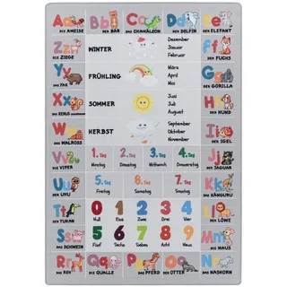 Ayyildiz Play 2904 Kinderteppich 100 x 150 cm Grau