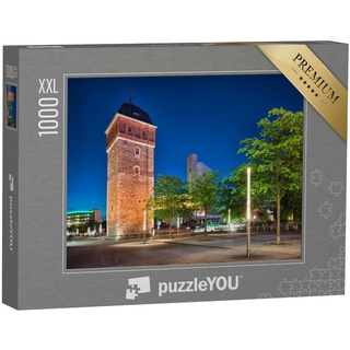 puzzleYOU Puzzle Der Rote Turm in Chemnitz, Deutschland, 1000 Puzzleteile, puzzleYOU-Kollektionen Chemnitz