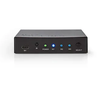 Nedis 3-Port (HDMI/USB-C, Switch - 4K 60Hz, Switch Box