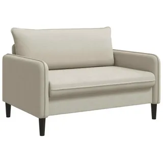 vidaXL XXL-Sessel Samt 128 x 84 x 89 cm Beige