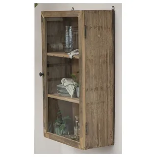Wandschrank Hängeschrank Wandregal Holz Glastür 50x90cm Unika Ib Laursen 2139-00