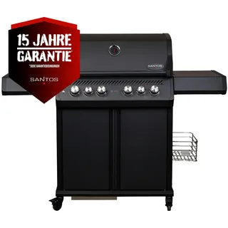 SANTOS S-418 Pro All Black Matt | Seiten- & Heckbrenner