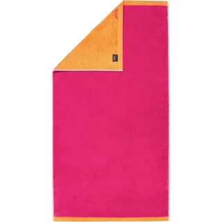 CAWÖ Lifestyle Splash Duschtuch 70 x 140 cm rosa-orange
