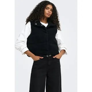 Only ONLSANDRA Teddy-Weste Schwarz 34