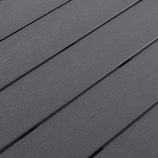 Mojawo Alu Non-Wood Gartentisch Silber/Schwarz 180x90x74cm-M726843