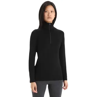 Icebreaker Merino 260 Tech Langarm-baselayer Schwarz S
