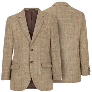 Walker & Hawkes - Herren Country-Blazer - Klassische Jacke - Harris-Tweed - Tartanmuster - 62