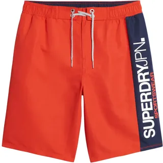 Superdry Herren 19-Zoll Sportswear Boardshorts aus recyceltem Material mit Logo - L