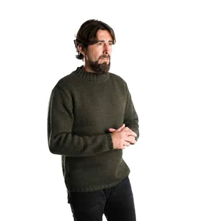 Fuza Wool of Denmark Herren Poul HN Wollpullover - M - olive