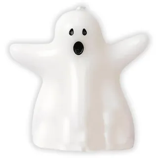 Talking Tables Halloween Geister-Kerze – Halloween Dekoration, Party, Tischdeko, Cupcake & Tortenaufsatz, Weiß, 8,5 cm