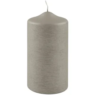 Fink Stumpenkerze 15 cm grau