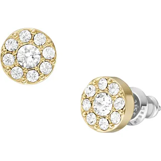 Fossil Ohrstecker JF04375710 goldfarben Edelstahl 7mm