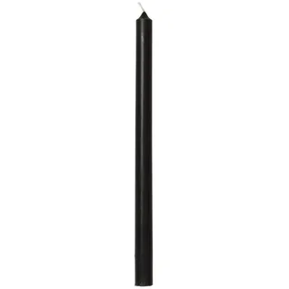 IB Laursen Dünne hohe Kerze 20 cm, Ø 1,3 cm, schwarz
