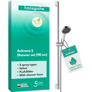 Hansgrohe Activera Select S Duschset 95 2 Strahlarten Chrom 28046000