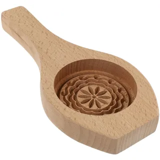GALPADA Handgefertigte Holzbackform Kekse mit Umweltfreundlichem Holzmaterial für Backen in Küche Praktische Mondkuchenform als Küchenbackzubehör für Selbstgemacht Mooncake