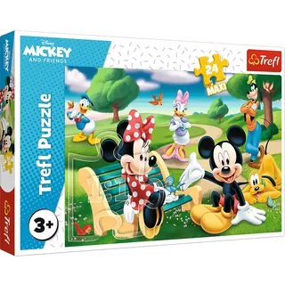 Trefl Puzzle 24 Maxiteile, Disney, für Kinder ab 3 Jahren 24pcs Maxi Mickey Mouse unter Freunden EA