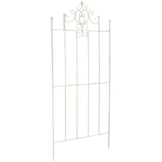 furnicato Rankgitter Paula 170x86x2 cm antik-creme, 1 St. weiß