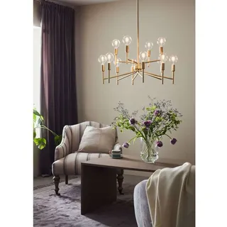 Modern Kronleuchter Markslöjd, Gold / Messing, für Wohnzimmer, Metall - 155