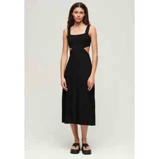 Superdry Midikleid schwarz 8