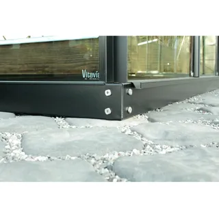 Vitavia Stahlfundament 3800, 6 cm schwarz