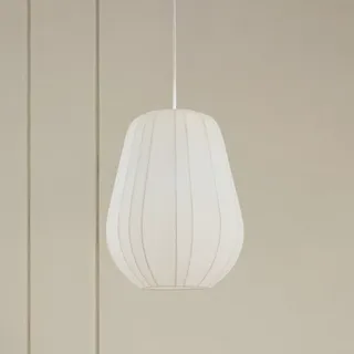 LINDBY Helin 1-flg. Ø30 Textil weiß
