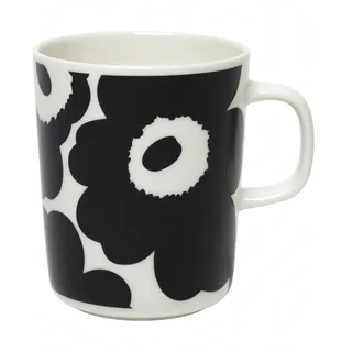 Marimekko Oiva Unikko Becher 0,25 l Schwarz