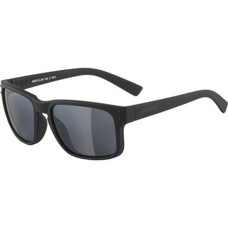 ALPINA KOSMIC - Verspiegelte und Bruchsichere Sonnenbrille Mit 100% UV-Schutz Für Erwachsene, all black matt, One Size