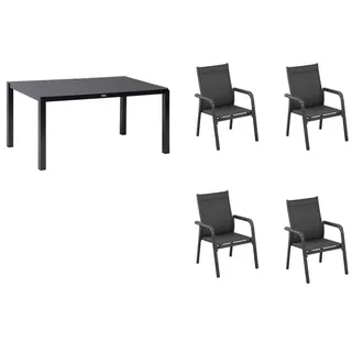 KETTLER Garten-Essgruppe BasicPlus grau