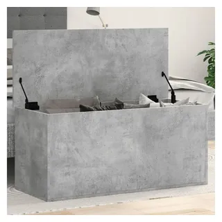 vidaXL Truhe Betongrau 100x42x46 cm Holzwerkstoff