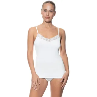 MEY Emotion Elegance Spaghetti Top Weiß XL