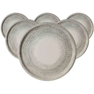 Ritzenhoff & Breker Rimini Pizzateller 30 cm grau 6er Set