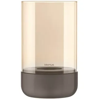 BLOMUS Windlicht Calma Edelstahl/Glas Braun