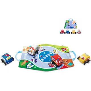 HaPe Plüschauto-Set mit Rückziehmotor