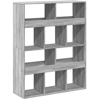 vidaXL Bücherregal 100 x 33 x 187,5 cm Grau