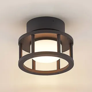 LUCANDE Deckenlampe Berenike Aluminium Ø 17 cm 1-flammig GX53 grau